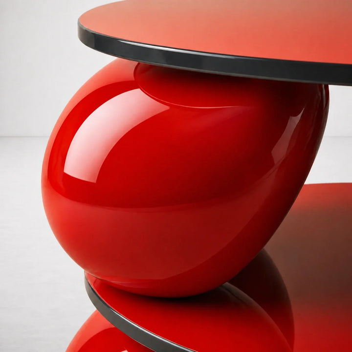 Bolla Rossa Side Table by Interior Moderna - view 3