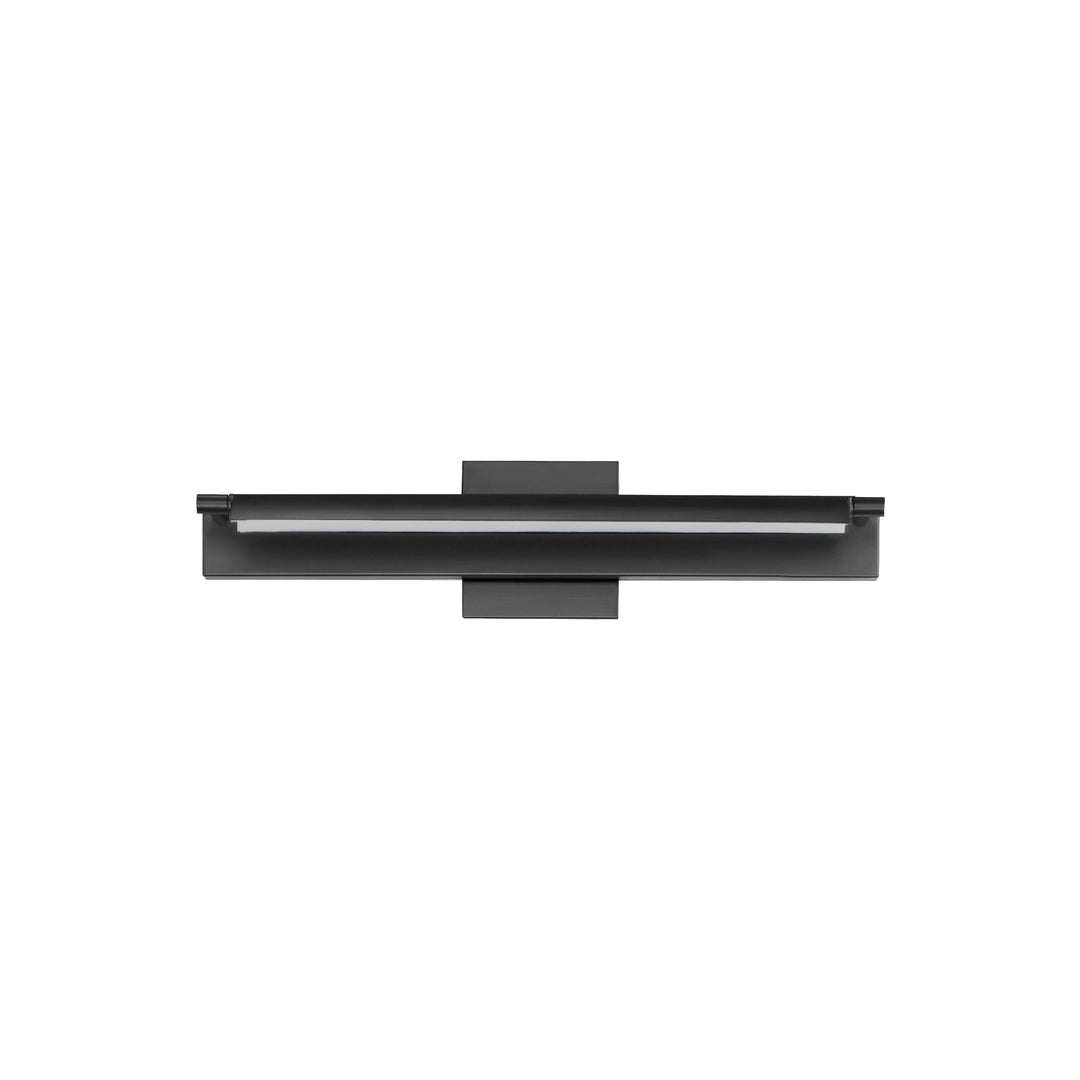 Bookkeeper 20" LED Picture Light by ET2 Lighting in Black, front view