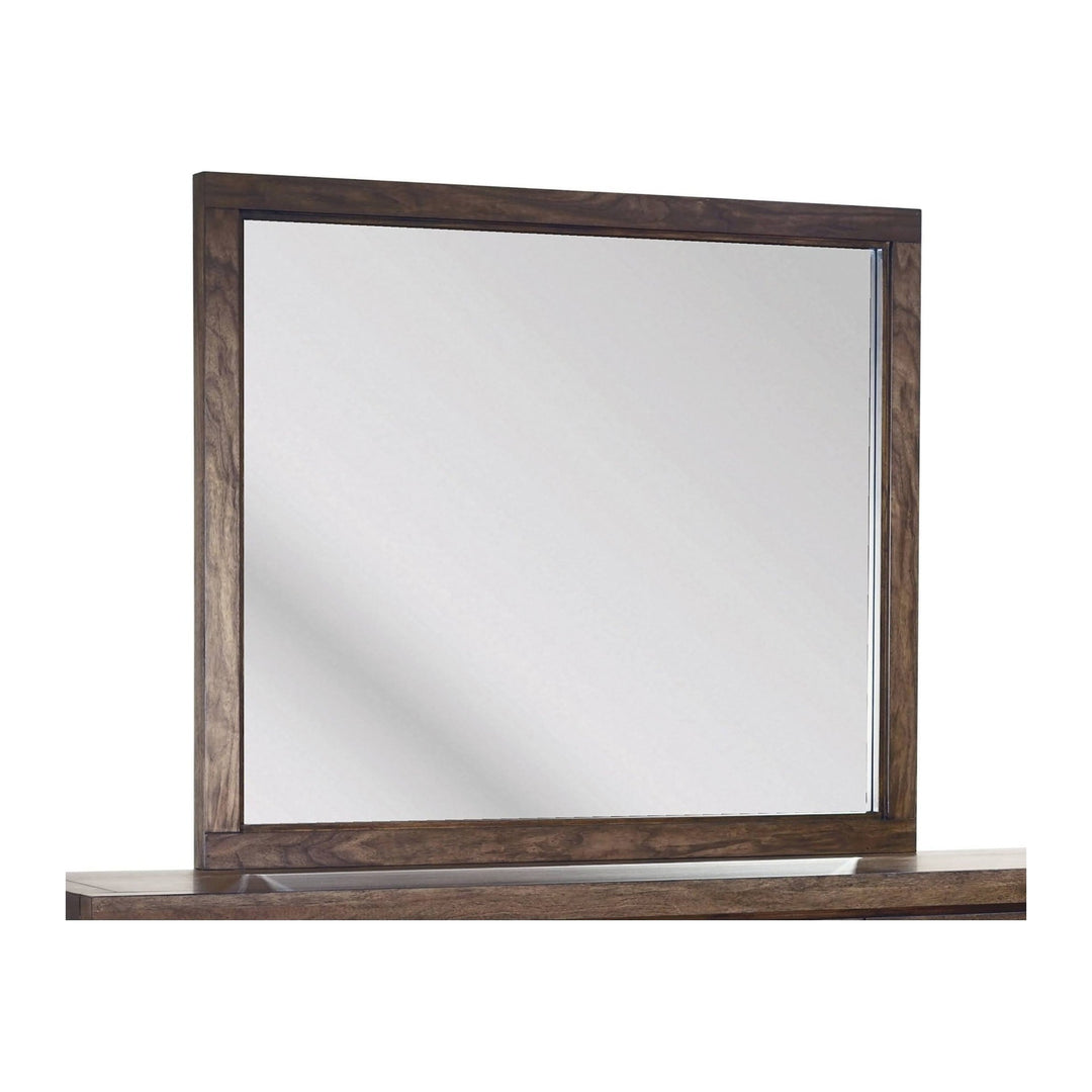 Boracay Landscape Mirror by Modus in Wild Oats Brown — on a white background