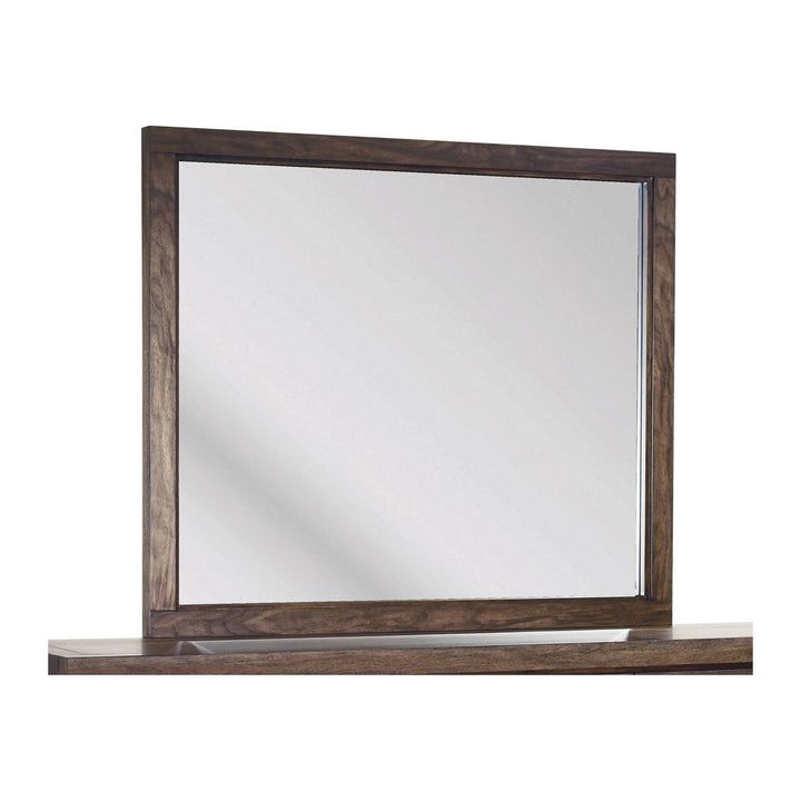 Boracay Landscape Mirror by Modus in Wild Oats Brown — on a white background