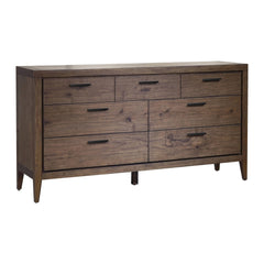 Boracay Seven Drawer Dresser by Modus in Wild Oats Brown — on a white background