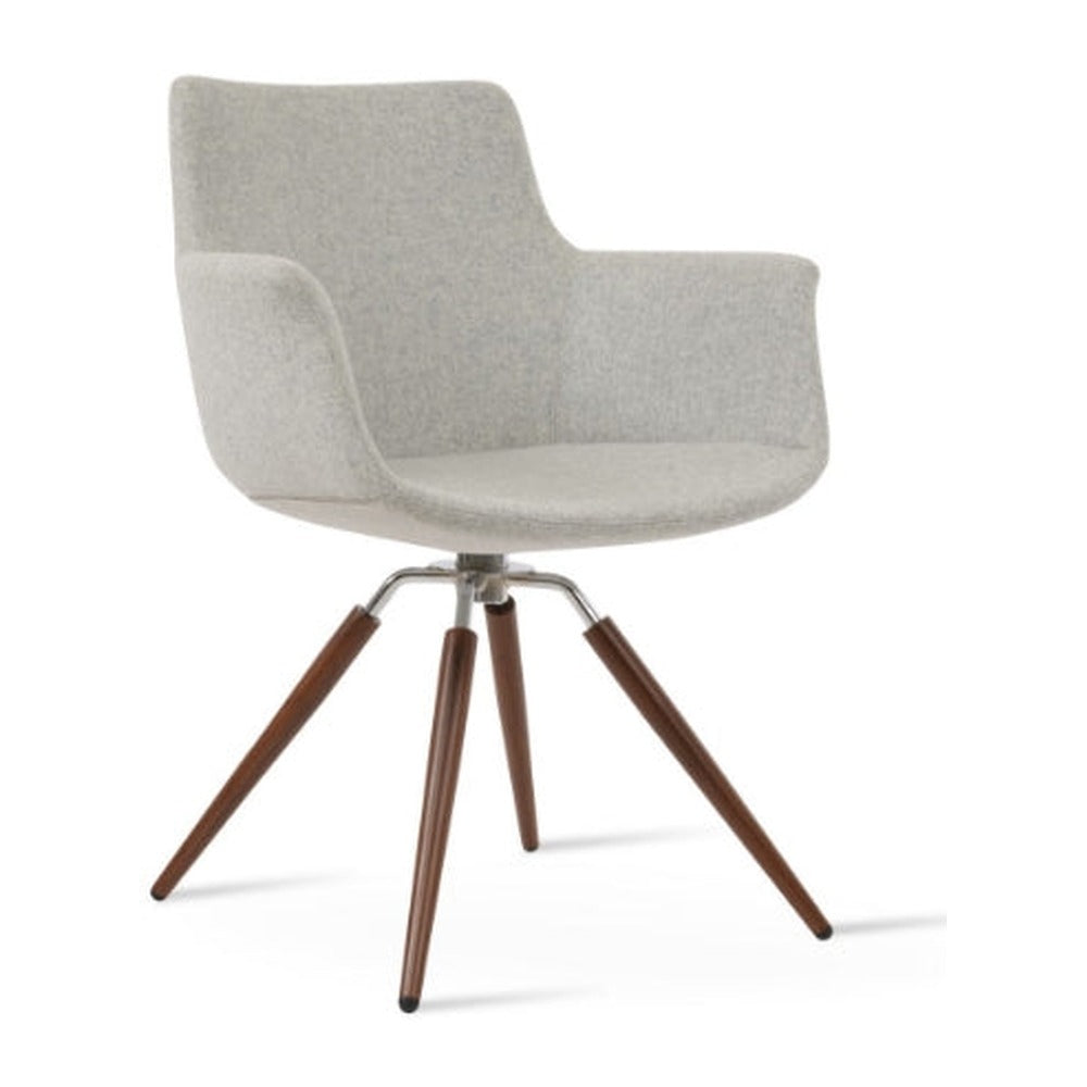 Bottega Carrot Swivel Armchair