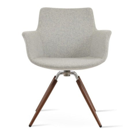 Bottega Carrot Swivel Armchair