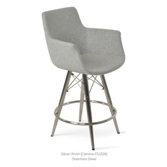 Bottega MW Stool — product (Taji-scaled UNIFORM v2)