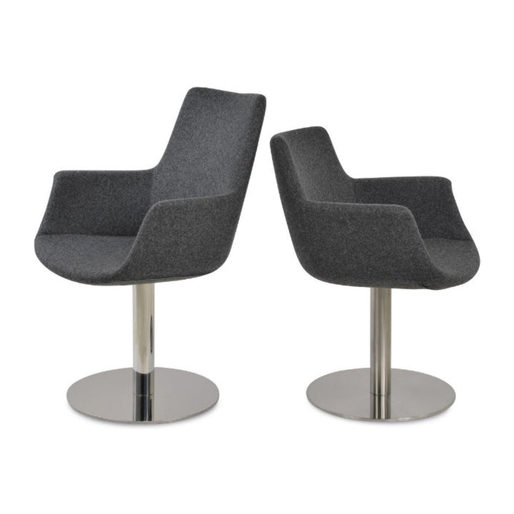 Bottega Round Swivel Armchair