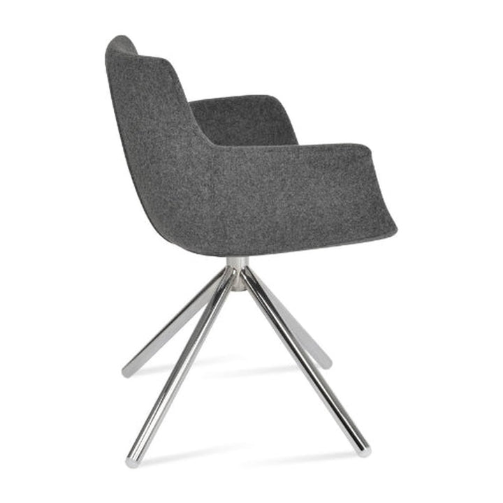 Bottega Stick Swivel Armchair