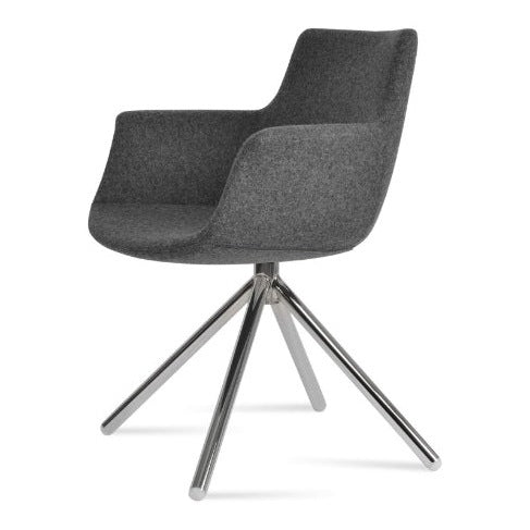 Bottega Stick Swivel Armchair by Soho Concept
