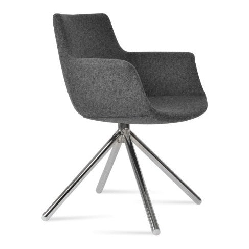 Bottega Stick Swivel Armchair