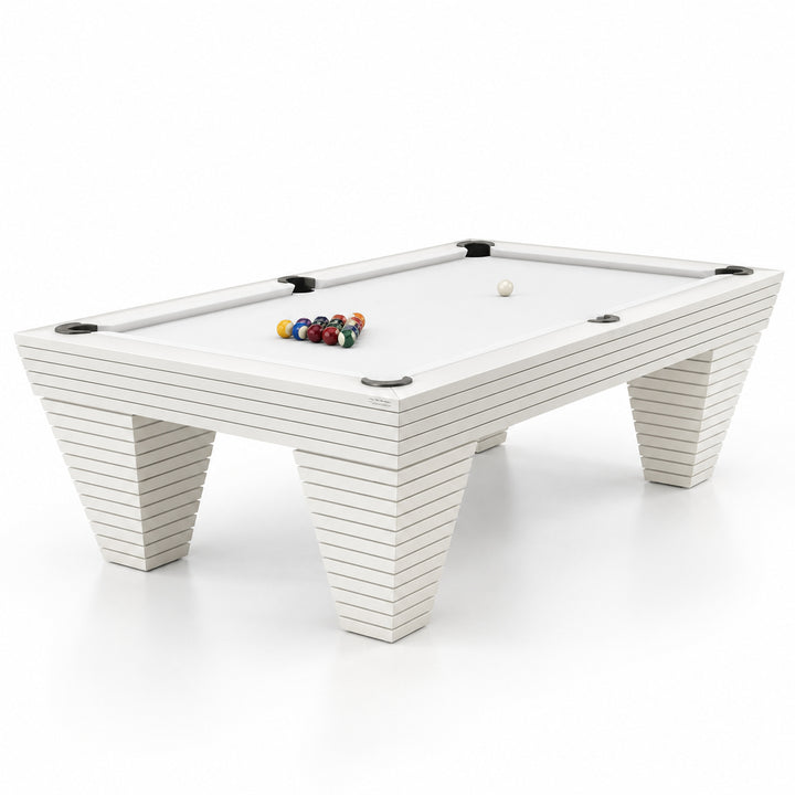 Boulder pool table - Crisp White 