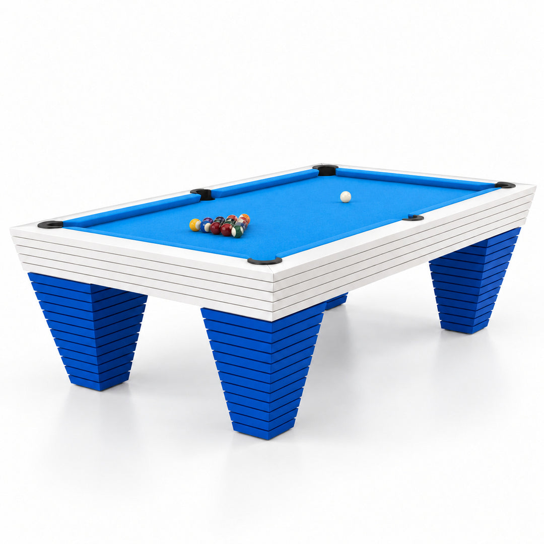 Boulder pool table - Arctic Blue 