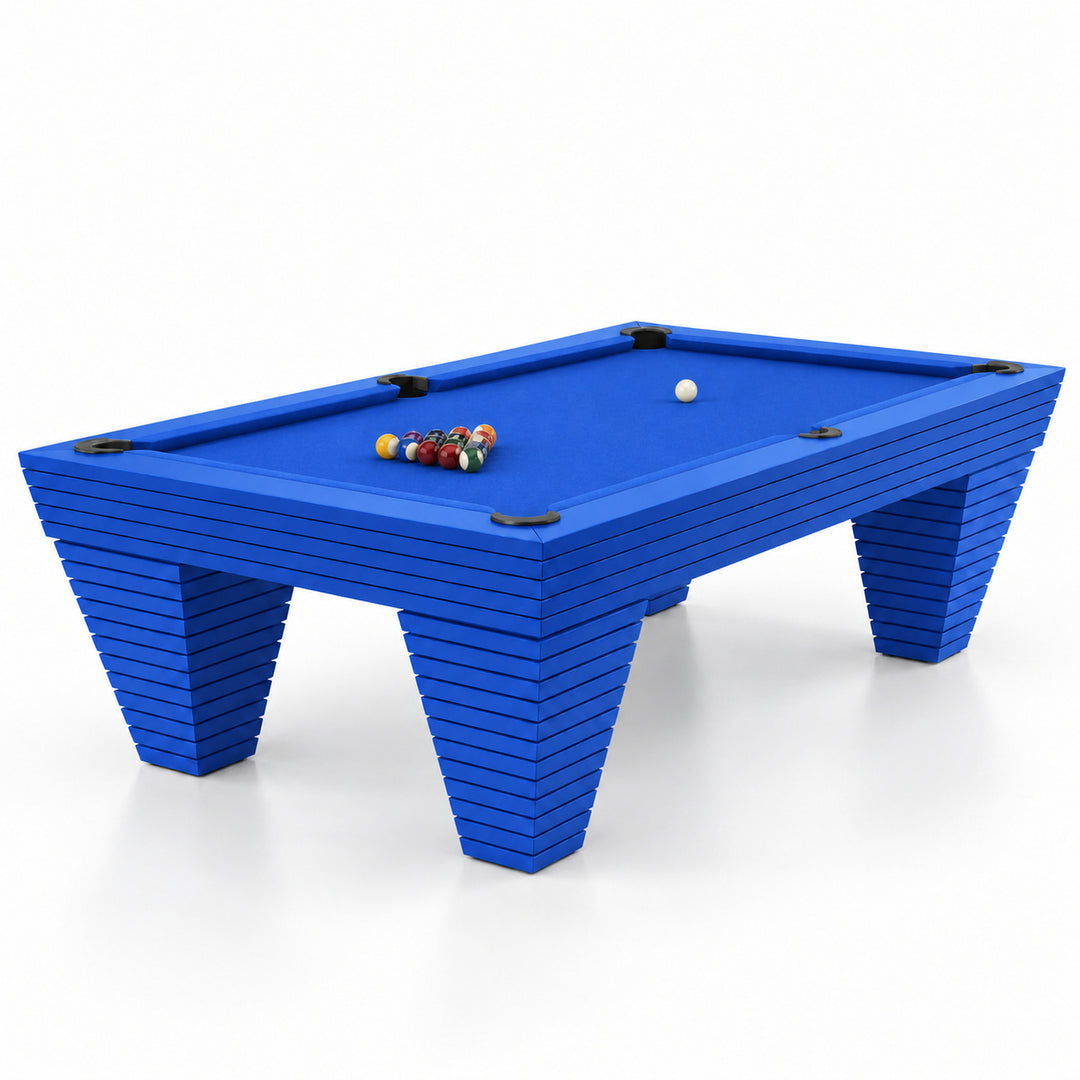 Boulder pool table - Solid Cobalt 