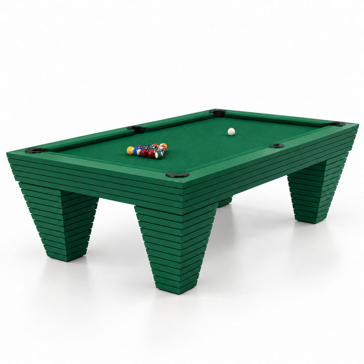 Boulder pool table - Solid Emerald 