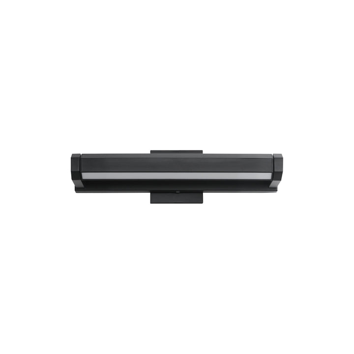 Braque 19" LED Picture Light by ET2 Lighting in Black, front view