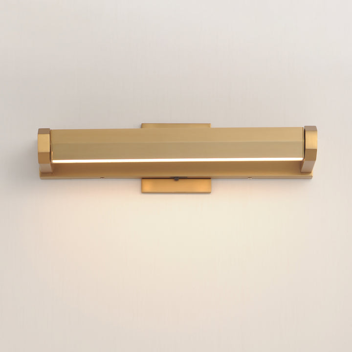 Braque 19" LED Picture Light by ET2 Lighting, styled view 6