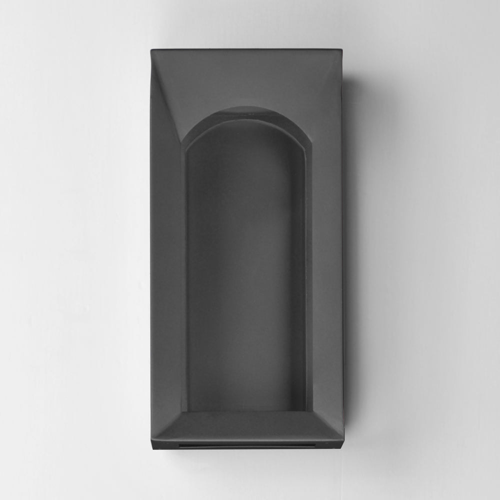 Brasilia LED Outdoor Sconce by ET2 Lighting, styled view 1
