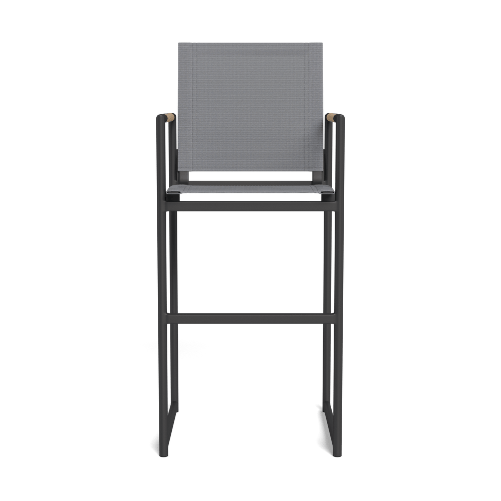 Breeze Bar Stool by Harbour in Aluminum Asteroid