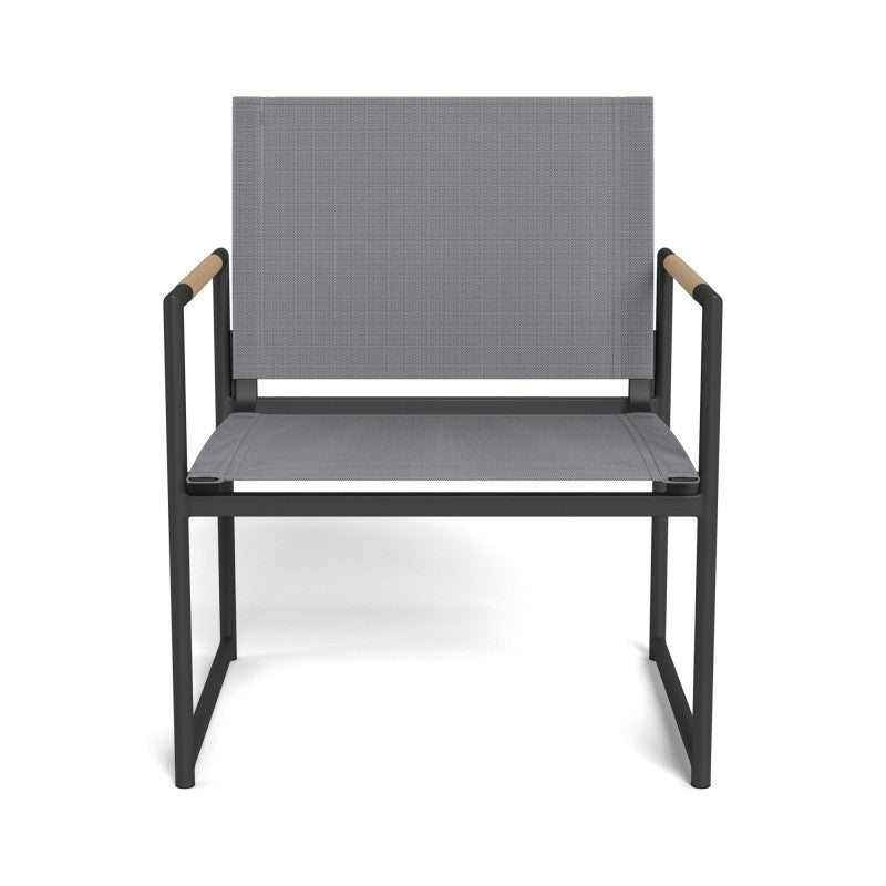 Breeze Club Chair by Harbour in Aluminum Asteroid