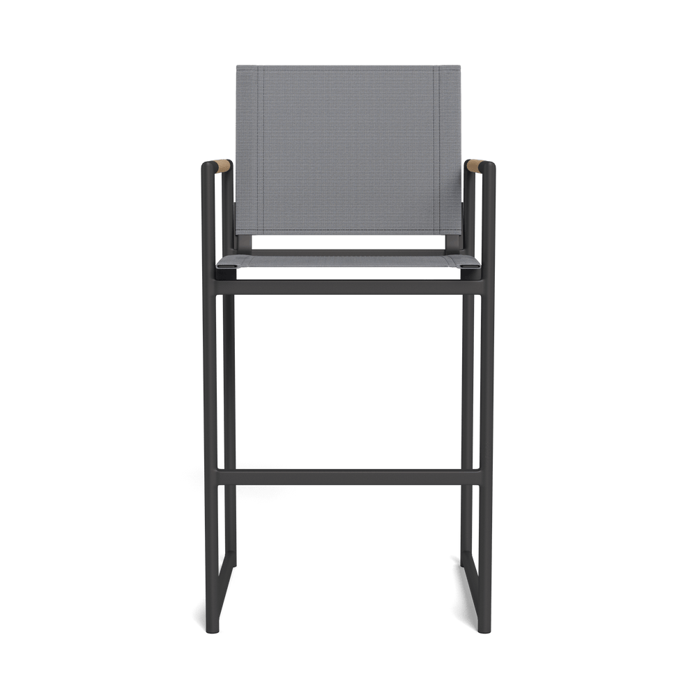 Breeze Counter Stool by Harbour in Aluminum Asteroid