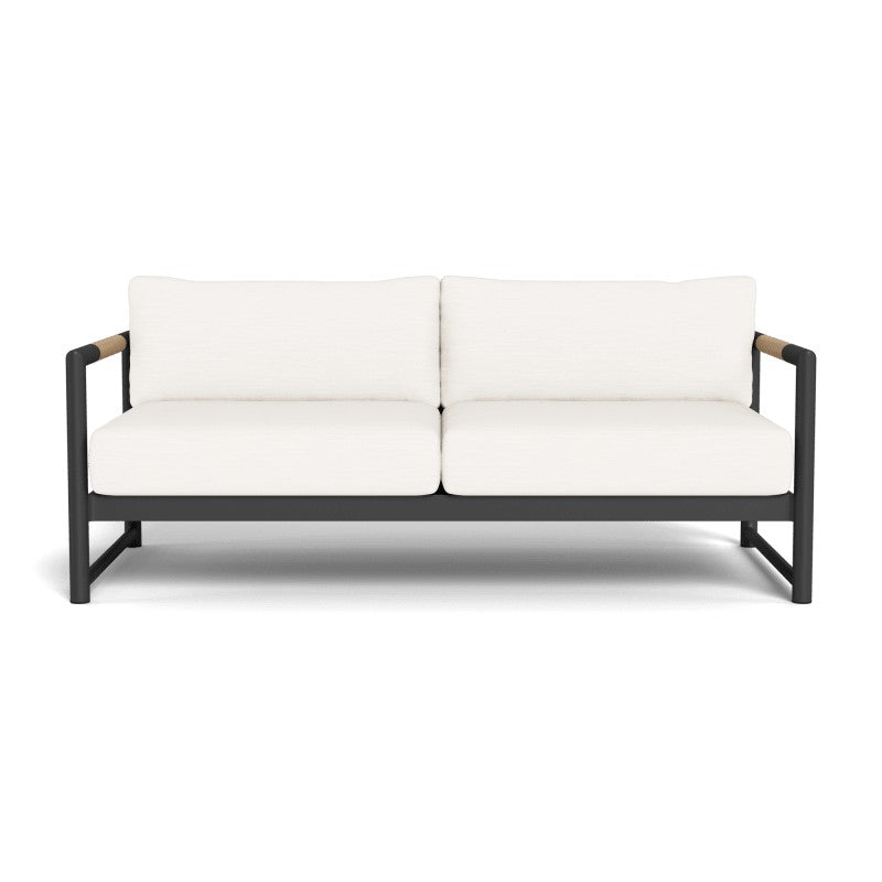 Breeze XL Aluminum 2 Seat Sofa by Harbour in Aluminum Asteroid