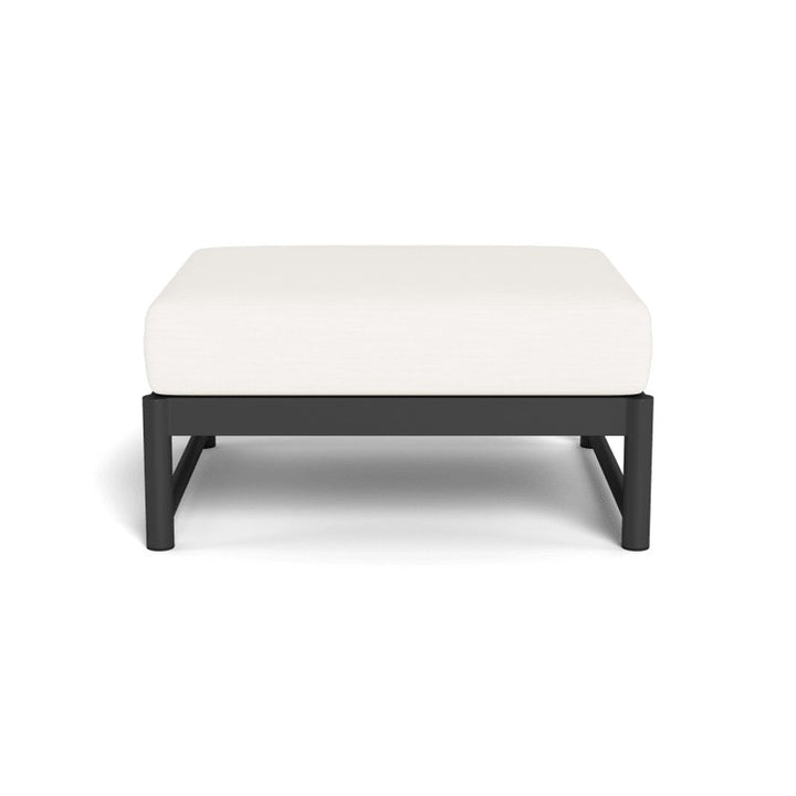 Breeze XL Aluminum Ottoman by Harbour in Aluminum Asteroid
