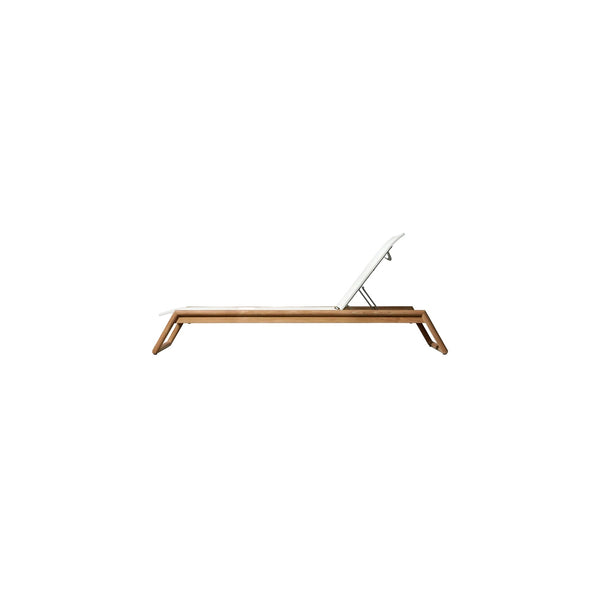 BREEZE XL TEAK STACKING SUN LOUNGE Sun Lounger Harbour Outdoor