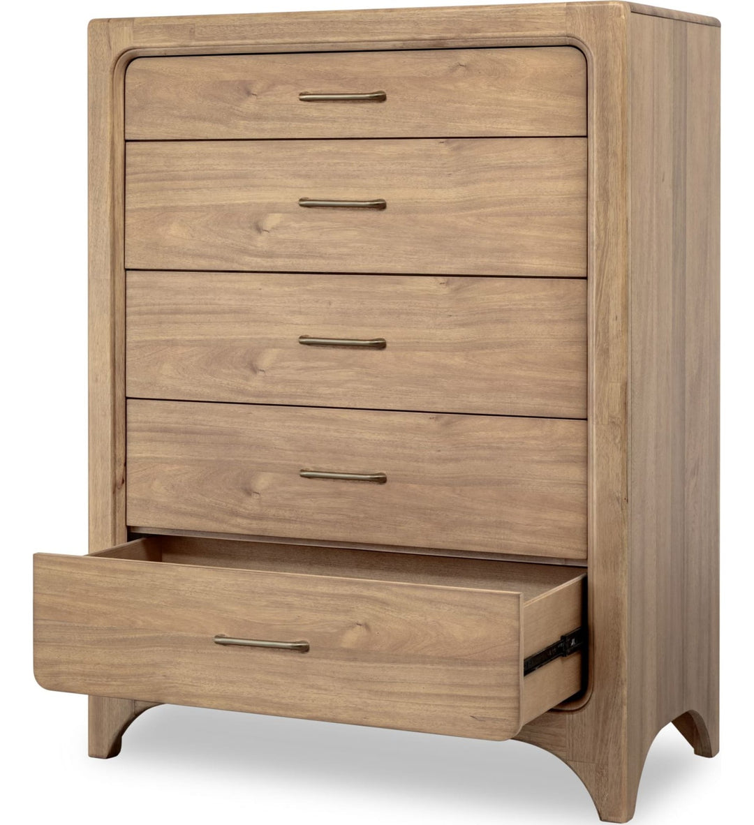 Brentwood Chest in Brioche — with drawers open