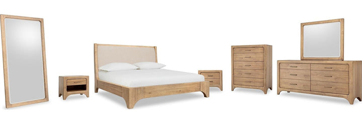 Brentwood Chest in Brioche — shown with the matching bedroom group (sold separately)