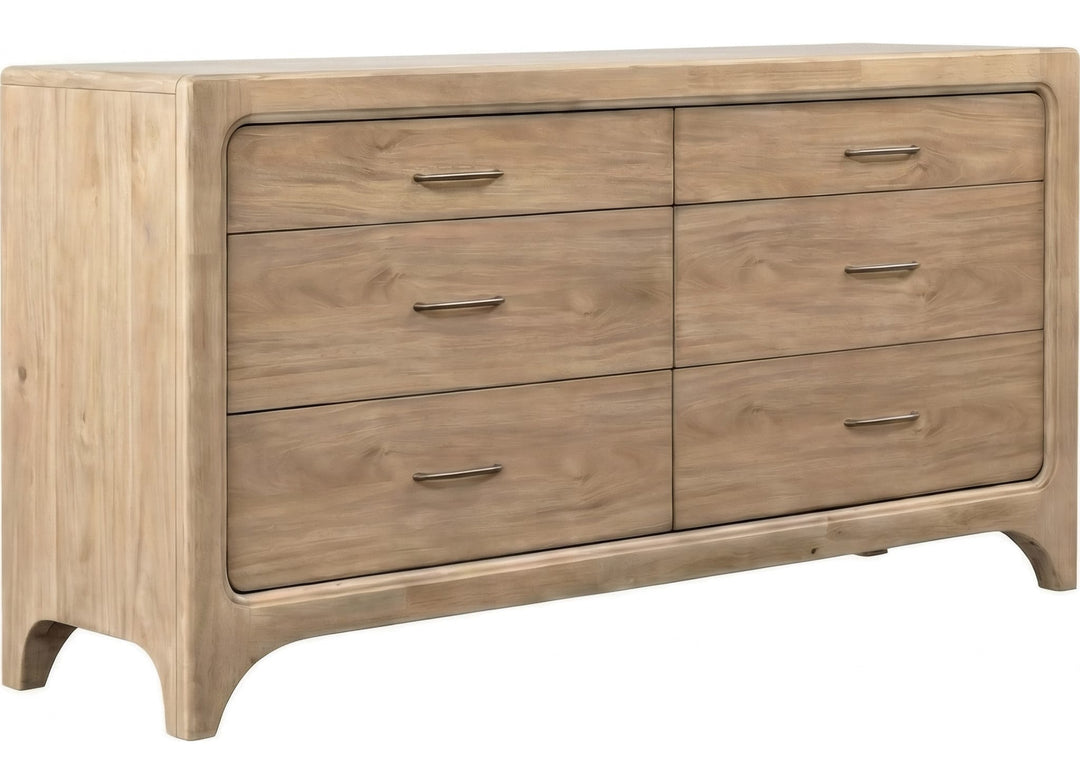 Brentwood Dresser in Brioche — on a white background