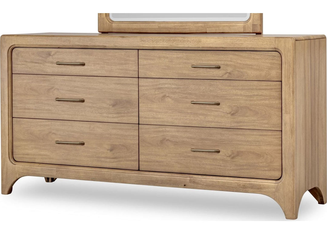 Brentwood Dresser in Brioche — on a white background