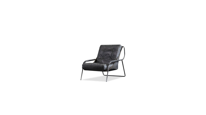 BREUER Lounge Chair in Antique Raven Black