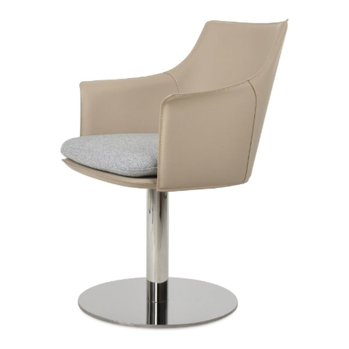 Briancon Round Swivel Armchair by Soho Concept — product view