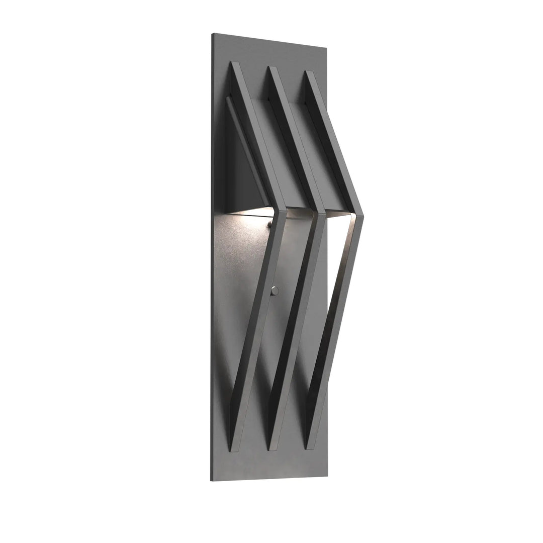 Bridge Outdoor Sconce by Hammerton Studio in Argento Grey