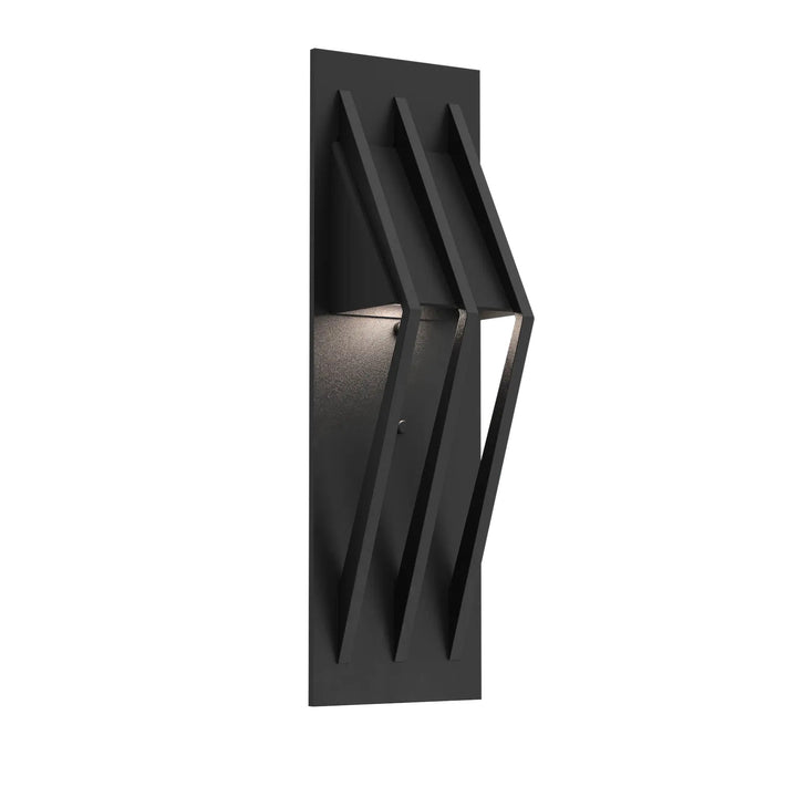 Bridge Outdoor Sconce by Hammerton Studio in Textured Black