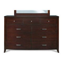 Brighton Nine Drawer Dresser by Modus in Cinnamon — on a white background