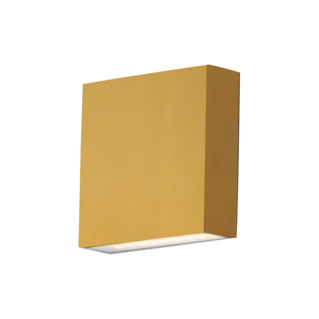 Brik 4.75" LED Outdoor Wall Sconce by ET2 Lighting in Natural Aged Brass finish