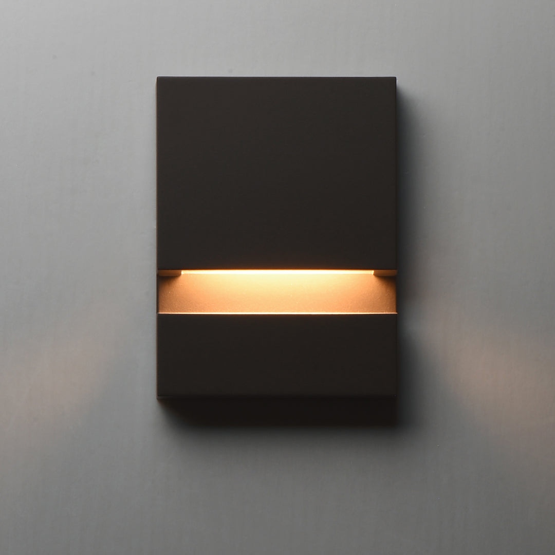 Brink LED Outdoor Sconce by ET2 Lighting, styled view 7