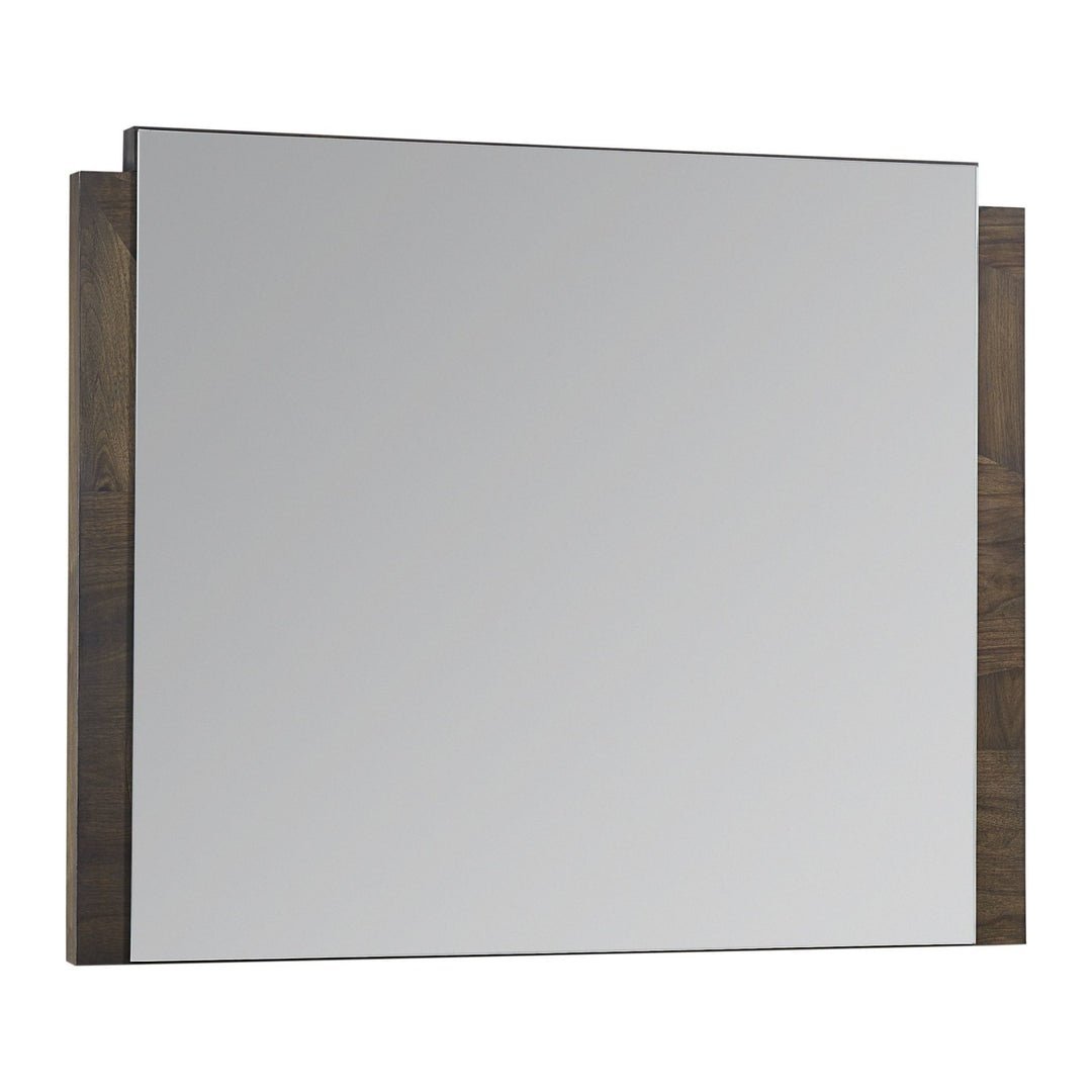 Broderick Dresser Mirror by Modus in Wild Oats Brown — on a white background