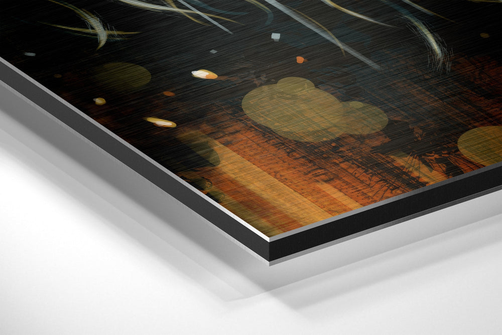 Joker Brushed Aluminium Dibond Wall Art.