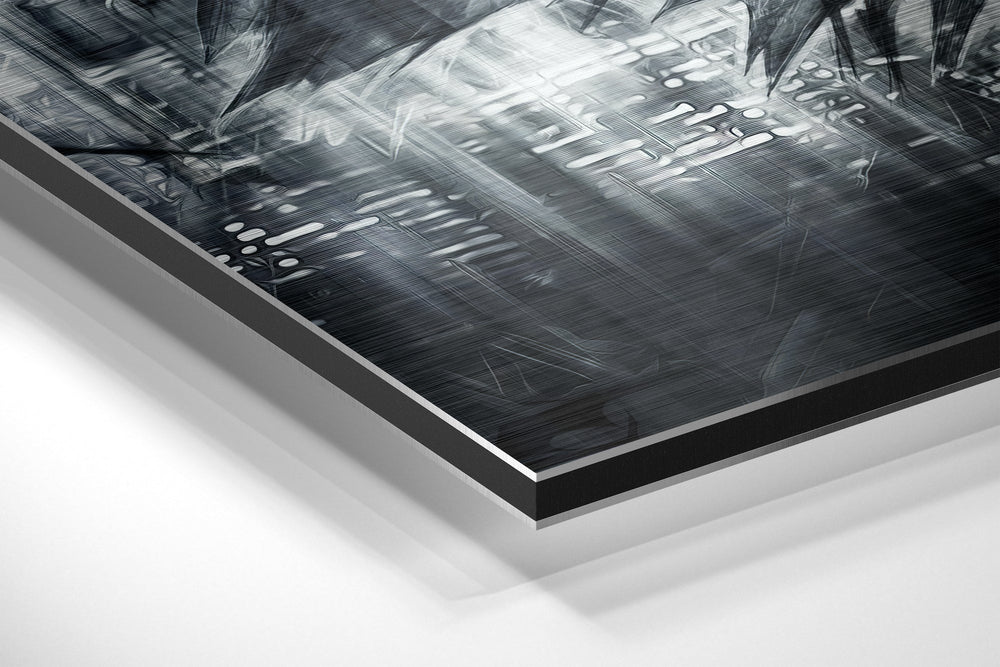 Batman Brushed Aluminium Dibond Wall Art.