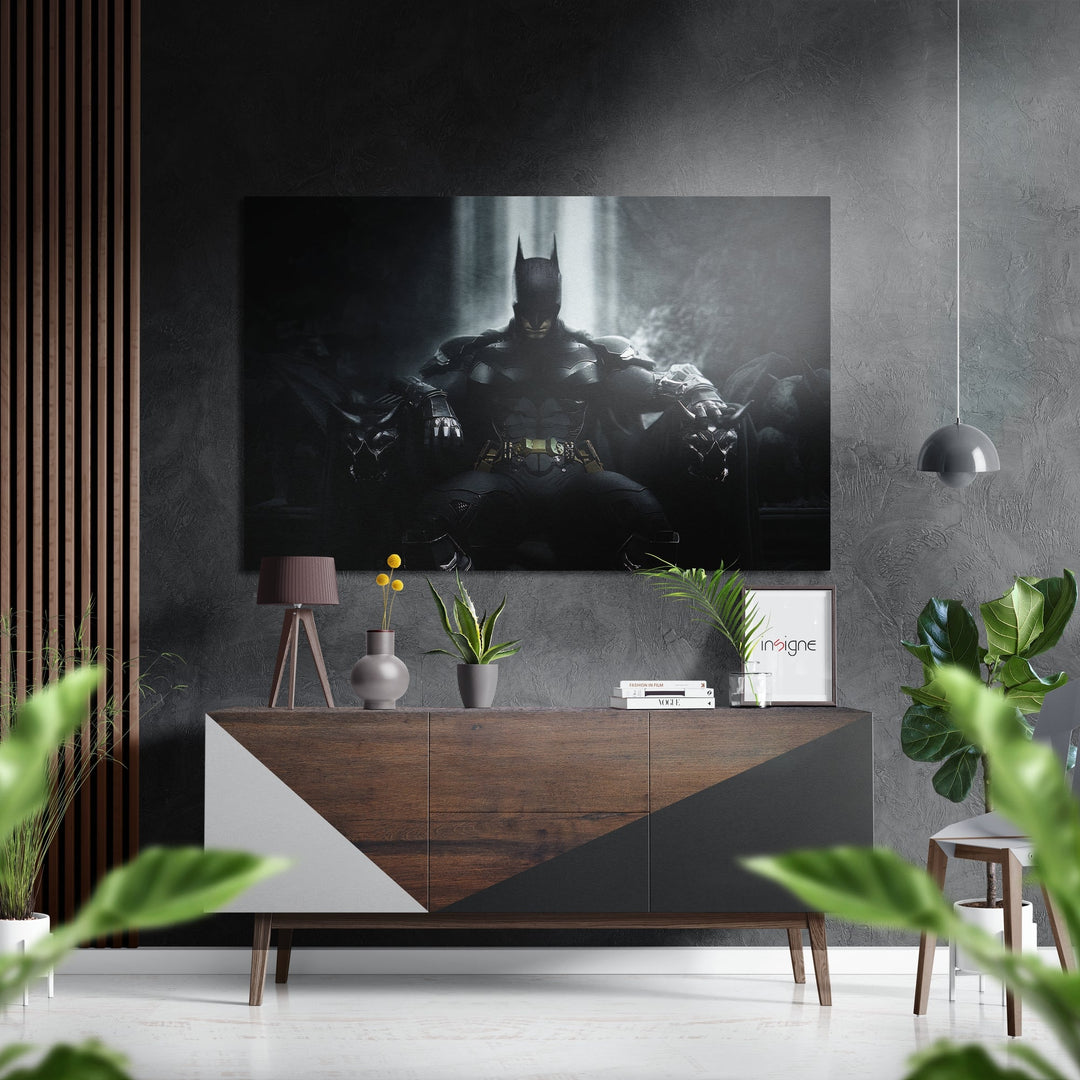 Batman  Brushed Aluminium Dibond Wall Art.