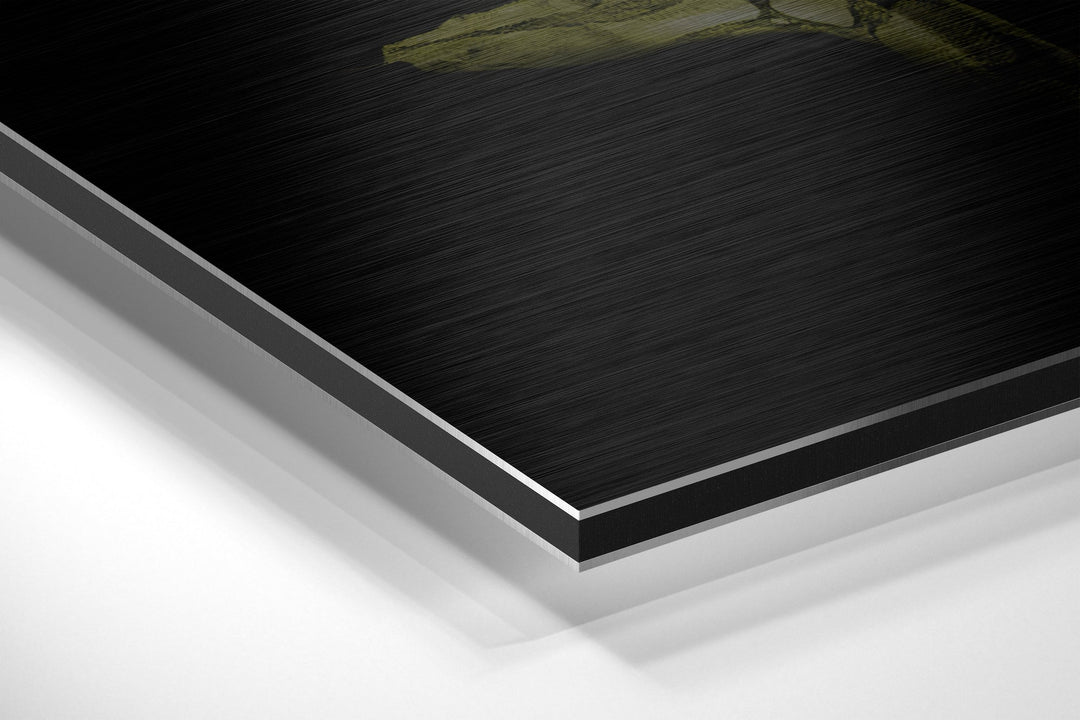 Kobe Bryant Brushed Aluminium Dibond Wall Art.