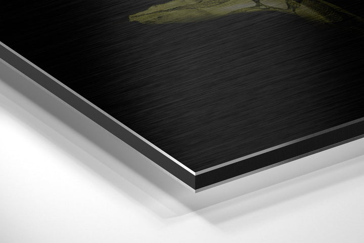 Kobe Bryant Brushed Aluminium Dibond Wall Art.