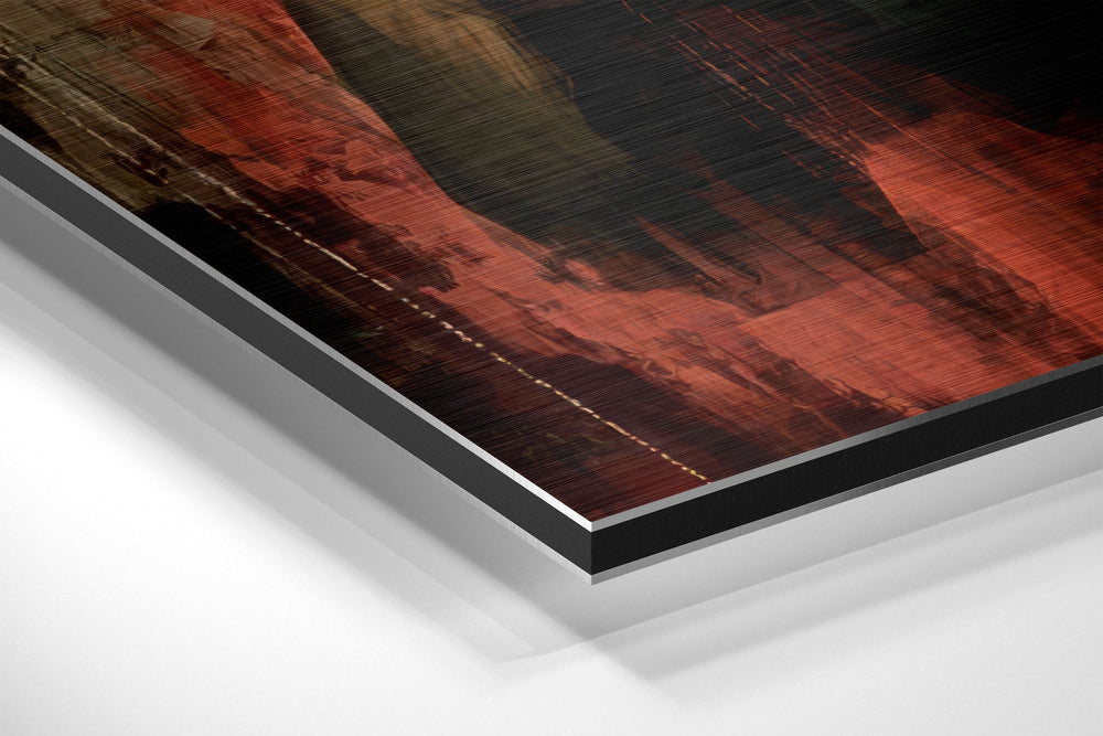 Peaky Blinders Brushed Aluminium Dibond Wall Art.