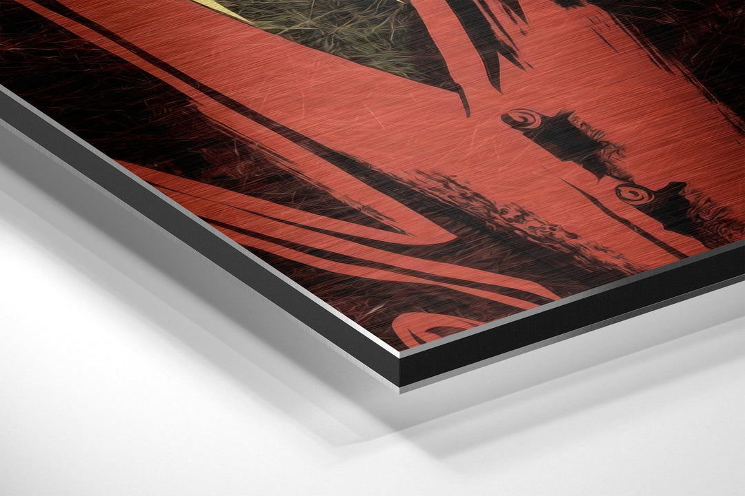 Peaky Blinders Brushed Aluminium Dibond Wall Art.
