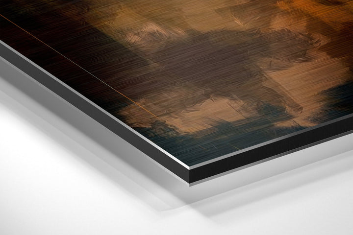 Peaky Blinders Brushed Aluminium Dibond Wall Art.