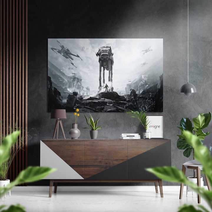 Battlefront Brushed Aluminium Dibond Wall Art.