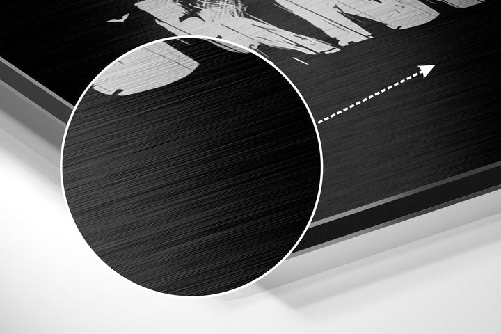 Batman Brushed Aluminium Dibond Wall Art.