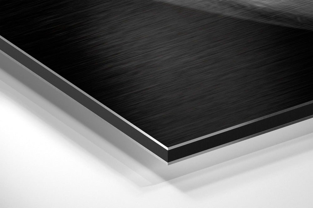 Money Brushed Aluminium Dibond Wall Art.