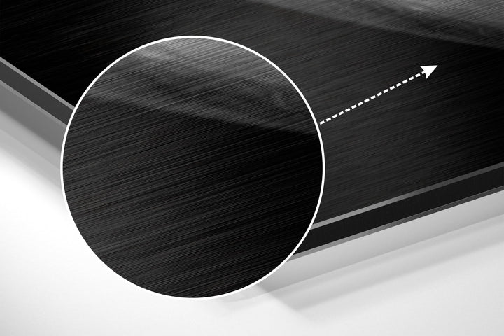 Money Brushed Aluminium Dibond Wall Art.