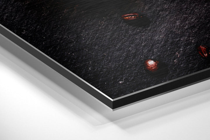 Coffee Brushed Aluminium Dibond Wall Art.